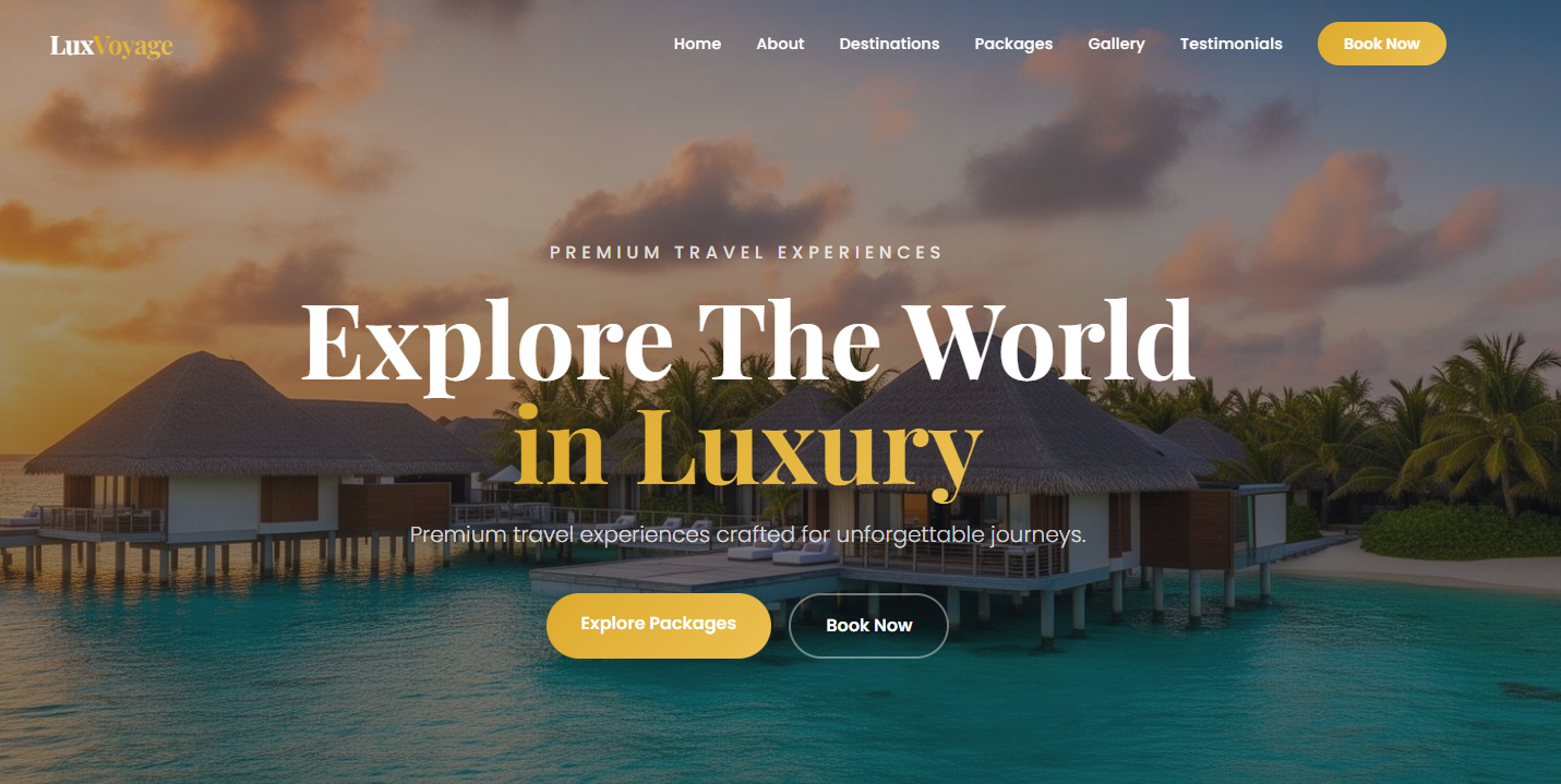 Travel Website Platform